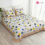 Chăn Quilt Lục Giác Nắng Ban Mai