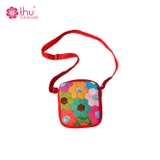 Túi đeo chéo dáng hộp 2 ngăn