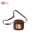 Túi đeo chéo dáng hộp 2 ngăn