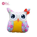 cú mèo hoạ tiết hoa hồng