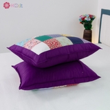 Chăn quilt vuông chiều tím 2