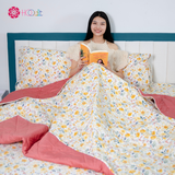 Chăn hoa hqquilt 2x2.2m