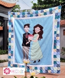 CHĂN QUILT CHỦ ĐỀ GIA ĐÌNH