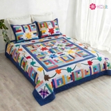 Chăn Quilt Lá Phong