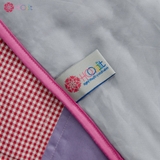 Chăn quilt vuông Mây Hồng