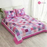 Quilt vuông Mây Hồng