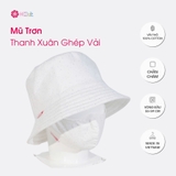 Mũ Trơn Thanh Xuân Ghép Vải Sale Shock