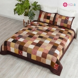 Chăn Quilt vuông Nét Mộc