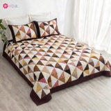 Chăn Quilt Tam Giác Nét Mộc