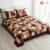 Chăn Quilt vuông Nét Mộc