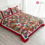 CHĂN QUILT VUÔNG CHRISTMAS