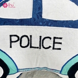 may chỉ chữ police trên ô tô