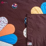 CHĂN QUILT HOA CÚC