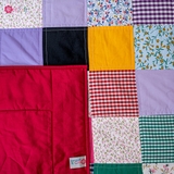 Chăn Caro Viền Đỏ