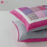 Chăn quilt vuông Mây Hồng
