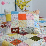 Chăn quilt vuông litter flower