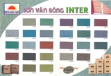 SƠN VÂN BÔNG INTER LON 1L - MOTO KIEU PAINT - MÀU XANH 8815