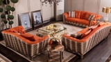 SOFA 01SM 189 100% DA BÒ TỰ NHIÊN N.K CHÂU Á NGUYÊN CHIẾC 01SM