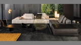 SOFA CAO CẤP 04JY 199 100% DA BÒ TỰ NHIÊN N.K CHÂU Á NGUYÊN CHIẾC 04JY