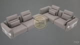 SOFA CAO CẤP CHÂU ÂU 71CF 245 100% DA BÒ TỰ NHIÊN (SX TẠI NƯỚC THỨ 3) N.K NGUYÊN CHIẾC