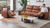 SOFA CAO CẤP 80CH 185 100% DA BÒ TỰ NHIÊN N.K CHÂU Á NGUYÊN CHIẾC 80CH