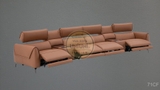 SOFA CAO CẤP CHÂU ÂU 71CF 221 100% DA BÒ TỰ NHIÊN (SX TẠI NƯỚC THỨ 3) N.K NGUYÊN CHIẾC