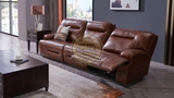 SOFA CAO CẤP 80CH 184 100% DA BÒ TỰ NHIÊN N.K CHÂU Á NGUYÊN CHIẾC 80CH