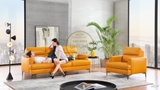SOFA CAO CẤP 80CH 214 100% DA BÒ TỰ NHIÊN N.K CHÂU Á NGUYÊN CHIẾC 80CH