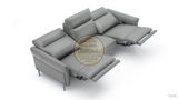 SOFA CAO CẤP CHÂU ÂU 83AS 177 100% DA BÒ TỰ NHIÊN (SX TẠI NƯỚC THỨ 3) N.K NGUYÊN CHIẾC