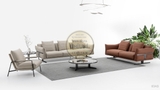 SOFA CAO CẤP CHÂU ÂU 83AS 260 100% DA BÒ TỰ NHIÊN (SX TẠI NƯỚC THỨ 3) N.K NGUYÊN CHIẾC