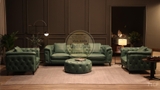 SOFA CAO CẤP CHÂU ÂU 71CF 251 100% DA BÒ TỰ NHIÊN (SX TẠI NƯỚC THỨ 3) N.K NGUYÊN CHIẾC