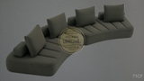 SOFA CAO CẤP CHÂU ÂU 71CF 261 100% DA BÒ TỰ NHIÊN (SX TẠI NƯỚC THỨ 3) N.K NGUYÊN CHIẾC