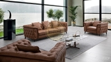 SOFA CAO CẤP CHÂU ÂU 71CF 251 100% DA BÒ TỰ NHIÊN (SX TẠI NƯỚC THỨ 3) N.K NGUYÊN CHIẾC