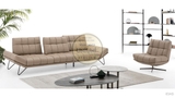 SOFA CAO CẤP CHÂU ÂU 83AS 287 100% DA BÒ TỰ NHIÊN (SX TẠI NƯỚC THỨ 3) N.K NGUYÊN CHIẾC
