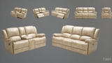SOFA 73KH 248 100% DA BÒ TỰ NHIÊN N.K CHÂU Á NGUYÊN CHIẾC 73KH
