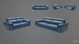 SOFA 73KH 219 100% DA BÒ TỰ NHIÊN N.K CHÂU Á NGUYÊN CHIẾC 73KH