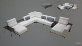 SOFA 73KH 214 100% DA BÒ TỰ NHIÊN N.K CHÂU Á NGUYÊN CHIẾC 73KH