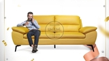 SOFA 74LZ 148 100% DA BÒ TỰ NHIÊN N.K CHÂU Á NGUYÊN CHIẾC 74LZ