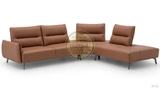 SOFA CAO CẤP CHÂU ÂU 81CL 99 100% DA BÒ TỰ NHIÊN (SX TẠI NƯỚC THỨ 3) N.K NGUYÊN CHIẾC