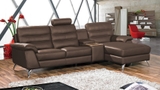 SOFA AMANI GÓC L NGẮN 100% DA BÒ TỰ NHIÊN N.K CHÂU Á NGUYÊN CHIẾC 07ANAMANI00-LN0