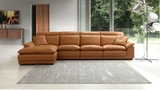 SOFA NORA ĐÔN NHỎ 100% DA BÒ TỰ NHIÊN N.K CHÂU Á NGUYÊN CHIẾC 02NCNORA000-DN0