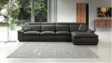 SOFA NORA GÓC L NGẮN 100% DA BÒ TỰ NHIÊN N.K CHÂU Á NGUYÊN CHIẾC 02NCNORA000-LN0