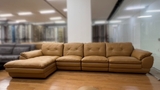 SOFA NAZARIO GÓC L NGẮN 100% DA BÒ TỰ NHIÊN N.K CHÂU Á NGUYÊN CHIẾC 02NCNAZARIO-LN0
