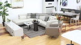 SOFA SOPHIA GÓC QUÂY 100% DA BÒ TỰ NHIÊN N.K CHÂU Á NGUYÊN CHIẾC 01SMSOPHIA0-LN0