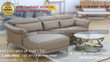 SOFA GIOTTO GÓC L NGẮN 100% DA BÒ TỰ NHIÊN N.K CHÂU ÂU NGUYÊN CHIẾC 05NHGIOTTO0-LN0