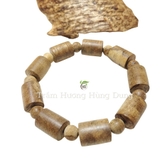 VÒNG TAY TRẦM HƯƠNG TỰ NHIÊN TRỤ TRÚC - NAM -12MM