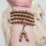 CHUỖI TRÀNG 108 HẠT TRẦM HƯƠNG TỰ NHIÊN SIZE 7 LY