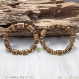 VÒNG TRẦM HƯƠNG TRỤ TRÚC BỌC VÀNG - SIZE 10MM