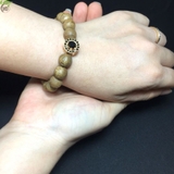 VÒNG TAY TRẦM HƯƠNG  NỮ 10MM- MIX HẠT PHONG THỦY