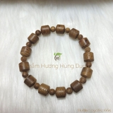 VÒNG TAY GỖ TRẦM HƯƠNG HẠT TRÚC NGẮN 10MM